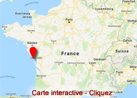 Carte interactive du gîte et des activités touristiques