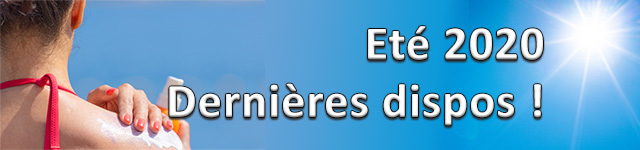 Dernières dispobilités et promotions pour votre séjour à la mer en Vendée cet été 2020