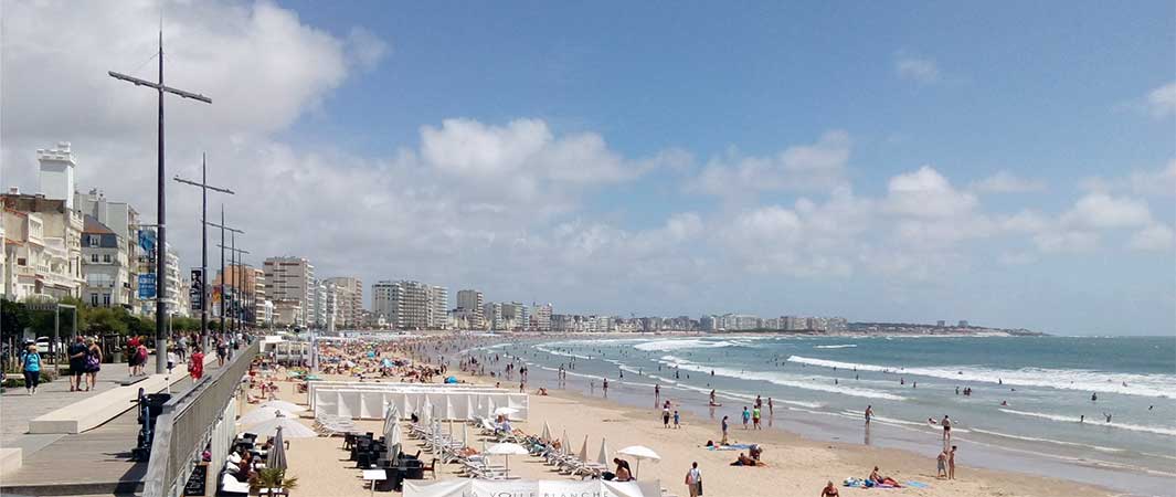 Grande plage des sables d'Olonne.