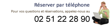 Réserver par téléphone